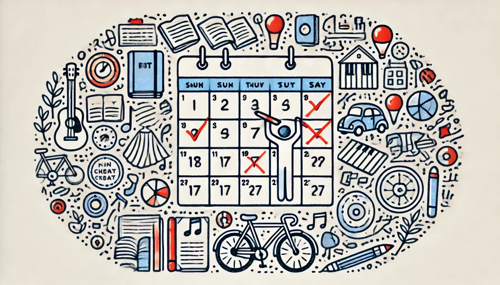 趣味の時間を増やすためのスケジュール調整3つのポイント
