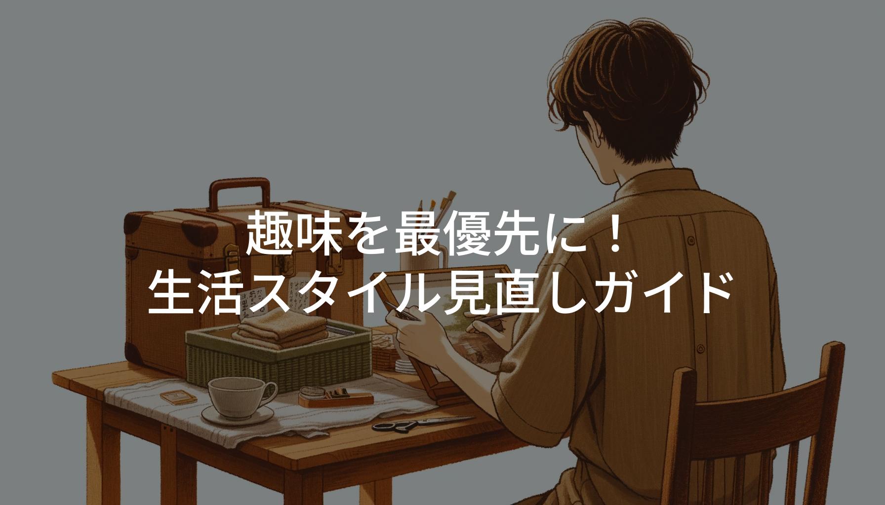 趣味を最優先に！生活スタイル見直しガイド
